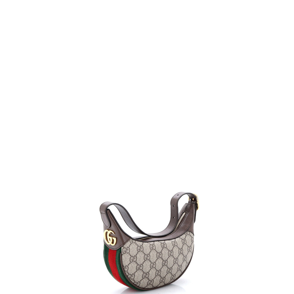 Gucci Mini Ophidia Half Moon Bag GG Coated Canvas - Picture 2 of 5